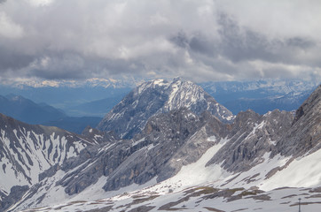 Fototapeta na wymiar Zugspitze, german Alps