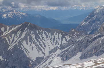 Fototapeta na wymiar Zugspitze, german Alps
