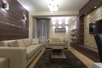 Interior of a luxury living room 