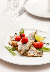 fish with vegetables