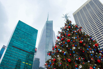 Naklejka premium New York Christmas Tree