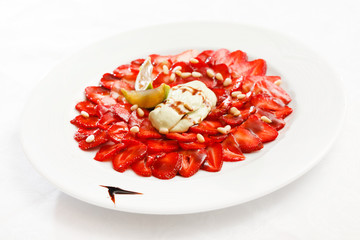 strawberry carpaccio