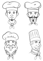 Chef Head Set Collection