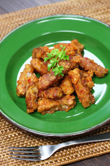 sambal goreng tempe, indonesian food, vegetarian food