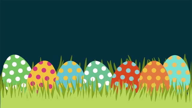 Easter Background, Video Animation, HD 1080