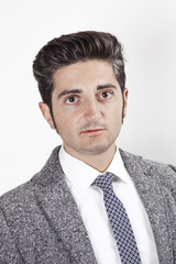 Businessman wearing grey jacket 4