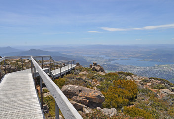 View from Mount Wellington, Tasmania, Australia