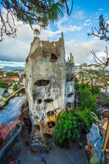 Naklejka premium Hang Nga Crazy House, Biệt thự Hằng Nga, Da Lat