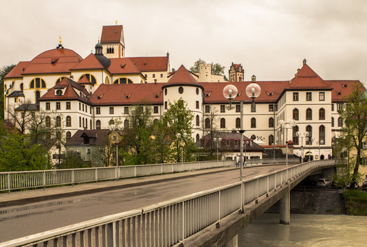 Historic Center of town Fuessen, Germany