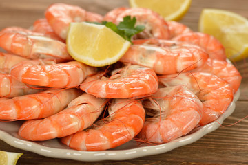Boiled shrimp