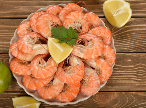 Boiled shrimp