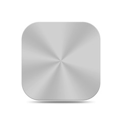 Metal silver button icon texture