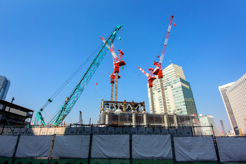 ビル建設現場