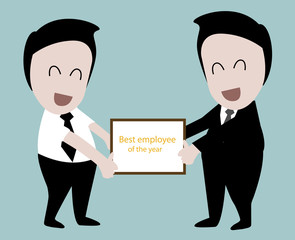 Super salesman and employee