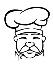 Chef in traditional uniform