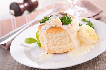 appetizer, vol au vent
