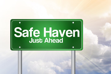 Safe Haven Green Road Sign Concept