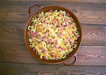 Nudel - Schinken - Gratin
