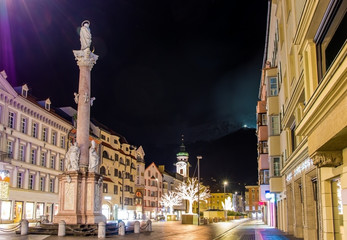 Fototapeta na wymiar St. Anne's column in Innsbruck - Austria