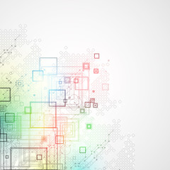 Abstract technological background
