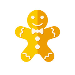 Gingerbread man icon