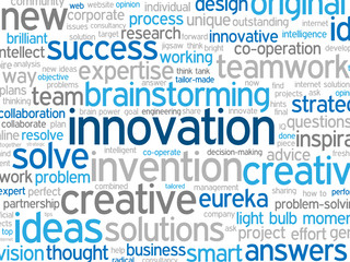 INNOVATION Tag Cloud (creativity ideas business successful)