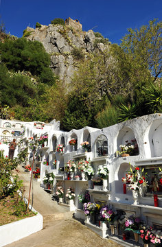 Cementerio, d&iacute;a de difuntos, Gauc&iacute;n, Espa&ntilde;a