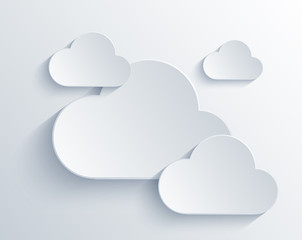 Vector cloud design element