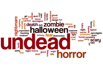 Undead word cloud