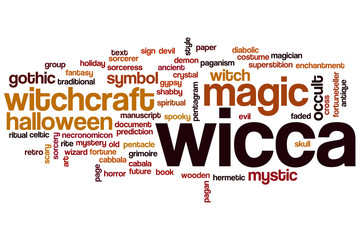 Wicca word cloud