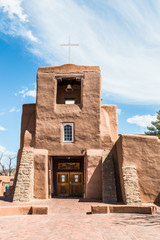 Naklejka premium San Miguel Church, Santa Fe, New Mexico
