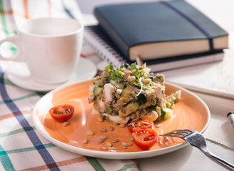 salad for breakfast