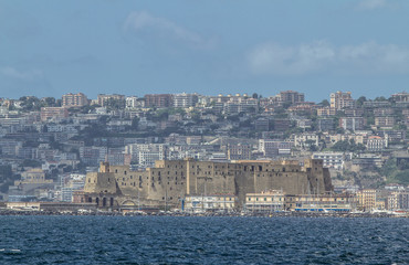 View to Naples from the sea