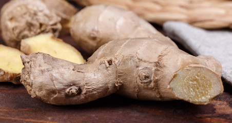 Fototapeta premium pieces of ginger