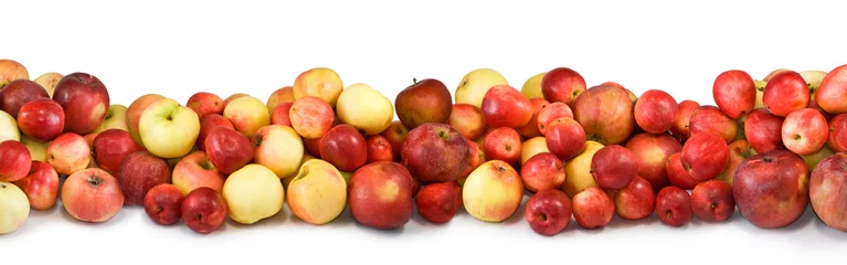 Photo sur Plexiglas Légumes frais apples on a white background