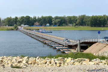 Fototapeta premium Birsk city on the river