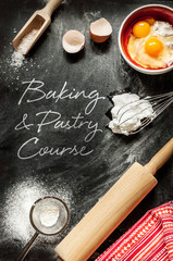 Baking and pastry course - poster design