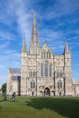 Fototapeta na wymiar Salisbury Cathedral, Wiltshire, England, UK
