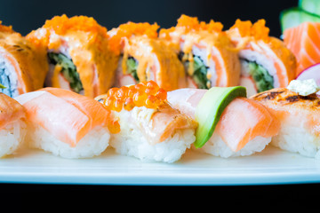 Salmon sushi