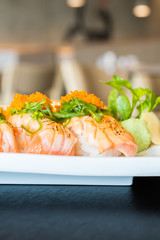 Salmon sushi
