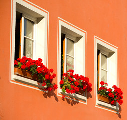 Fototapeta na wymiar Fenster in der Altstadt von Konstanz