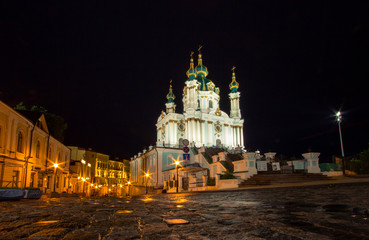 Saint Andrew orthodox church in Kiev