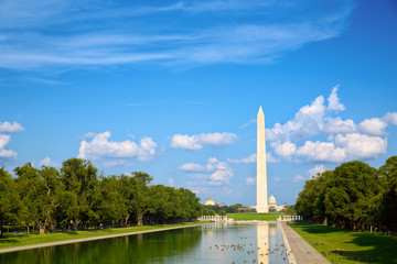 Washington Monument at National Mall in Washington, DC - 75750760
