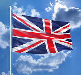 Great Britain flag - obrazy, fototapety, plakaty