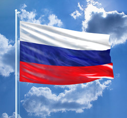 Flaga Rosji - obrazy, fototapety, plakaty