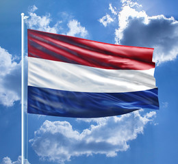 Flaga Holandii - obrazy, fototapety, plakaty