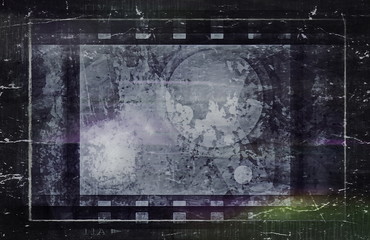 grunge film strip background