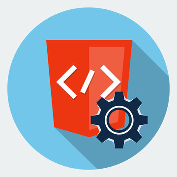 Vector code  maintenance icon