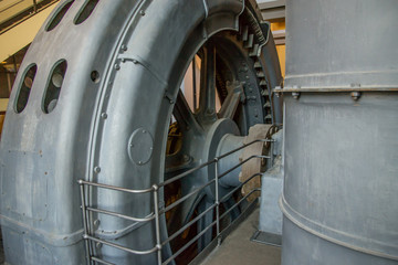 Turbina in una centrale termoelettrica