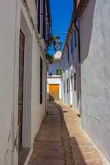 Typical nice clean city streets Cordoba, Spain